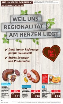 Bratwurst im Kaufland Prospekt "KNÜLLER" mit 56 Seiten (Jena)