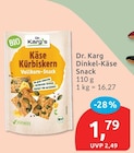 Dinkel-Käse Snack von Dr. Karg für 1,79 € bei budni im Angebot Dinkel-Käse Snack von Dr. Karg im aktuellen budni Prospekt