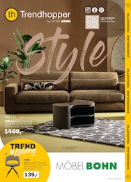 Möbel Bohn Prospekt für Künzelsau mit 4 Seiten Möbel Bohn Prospekt für Künzelsau: "Trendhopper", 4 Seiten, 15.04.2026 - 02.05.2026