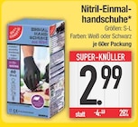 Nitril-Einmalhandschuhe Angebote von GUT&GÜNSTIG bei EDEKA Ingolstadt für 2,99 €