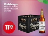 Pilsner oder Alkoholfrei Angebote von Radeberger bei Getränke Hoffmann Witten für 11,99 €