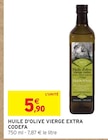 Huile d'olive vierge extra - Codefa - Intermarché à Pau Huile d'olive vierge extra - Codefa en promo chez Intermarché Pau à 5,90 €