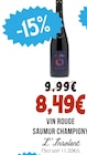 Vin Rouge Saumur Champigny - Naturalia à La Rochelle Vin Rouge Saumur Champigny en promo chez Naturalia La Rochelle à 8,49 €