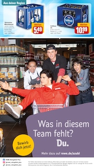 Mineralwasser im REWE Prospekt "Dein Markt" mit 36 Seiten (Duisburg)