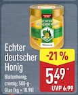 Echter deutscher Honig bei ALDI Nord im Prospekt "" für 5,49 €