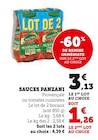 Sauces - PANZANI en promo chez U Express Angers à 1,26 €