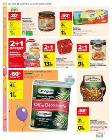 Promotion Madeleine dans le prospectus Carrefour, valable du 26/09/2023 au 09/10/2023 Promo Madeleine dans le catalogue Carrefour du moment à la page 26