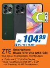 Smartphone Blade V70 Vita (256 GB) bei expert im Prospekt "" für 104,99 €