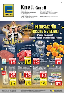 Aktueller EDEKA Prospekt für Dormagen mit  Seiten
