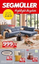 Couchtisch im Segmüller Prospekt in Memmingen Aktueller Segmüller Prospekt mit Couchtisch, "Segmüller Highlight Angebote", Seite 1