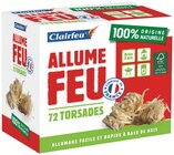 Allume feu 72 torsades - Clairfeu en promo chez Intermarché Clermont à 5,99 €