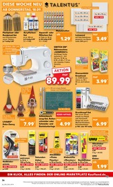 Aktueller Kaufland Prospekt mit Nähmaschine, "Aktuelle Angebote", Seite 36