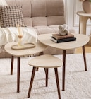 Set de 3 tables gigognes - Miléo à 59,99 € dans le catalogue Maxi Bazar