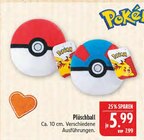 Plüschball Rot Angebote von Pokemon bei Marktkauf Fürth für 5,99 €