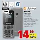 HANDY „FAS-1806“ Angebote von denver bei Marktkauf Tübingen für 14,99 €