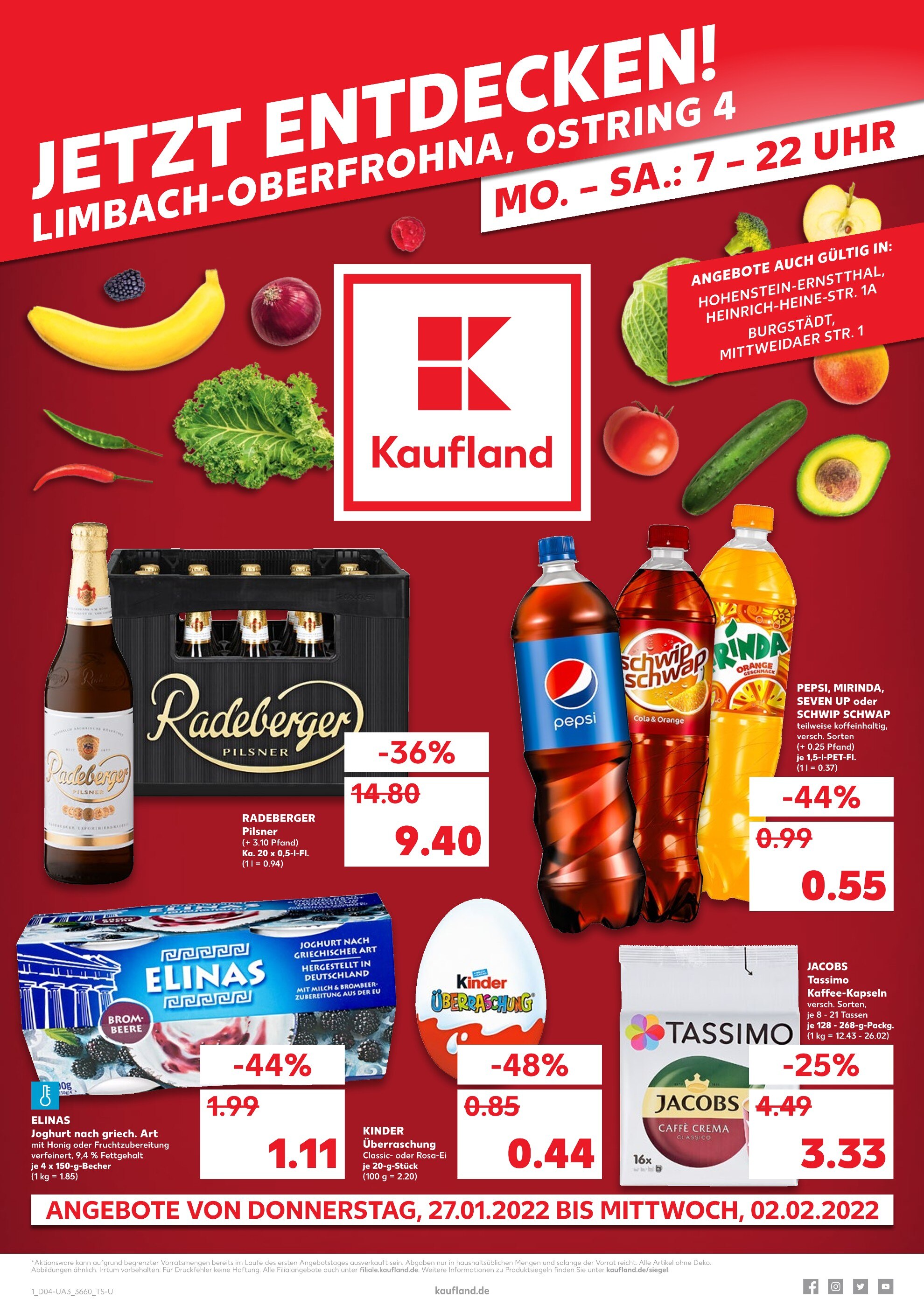 Kaufland Prospekt für Wechselburg mit 48 Seiten Kaufland Prospekt für Wechselburg: "Top Angebote", 48 Seiten, 27.01.2022 - 02.02.2022