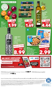 Wodka im Kaufland Prospekt "Aktuelle Angebote" mit 54 Seiten (Würzburg)
