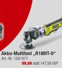 Aktuelles Akku-Multitool „R18MT-0“ Angebot bei toom Baumarkt in Münster ab 99,99 €