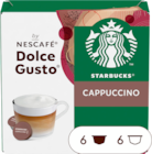 CAPSULES DE CAFÉ CAPPUCCINO DOLCE GUSTO STARBUCKS - STARBUCKS - Auchan Supermarché à Annemasse CAPSULES DE CAFÉ CAPPUCCINO DOLCE GUSTO STARBUCKS - STARBUCKS en promo chez Auchan Supermarché Annemasse à 4,99 €