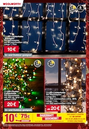 Woolworth Lichterkette im Prospekt 