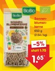Sonnenblumenkerne von BioBio für 1,65 € bei Netto Marken-Discount im Angebot Sonnenblumenkerne von BioBio im aktuellen Netto Marken-Discount Prospekt