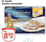Dresdner Christstollen im Angebot bei GLOBUS in Brühl Dresdner Christstollen Angebote von Dr. Quendt bei GLOBUS Brühl für 8,99 €