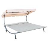 Garten-Doppelliege im Angebot bei toom Baumarkt in Bad Oeynhausen Garten-Doppelliege Angebote von LECO bei toom Baumarkt Bad Oeynhausen für 89,99 €