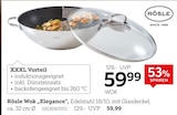 Wok „Elegance“ von Rösle im aktuellen XXXLutz Möbelhäuser Prospekt für 59,99 €