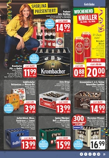 Bier im EDEKA Prospekt "Aktuelle Angebote" mit 26 Seiten (Frechen)