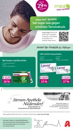 mea - meine apotheke Apotheken Prospekt der aktuellen Woche mit 4 Seiten, gültig von 01.02.2026 bis 28.02.2026, in Weisendorf und Umgebung Aktueller mea - meine apotheke Apotheken Prospekt in Weisendorf und Umgebung, "Unsere Februar-Angebote" mit 4 Seiten, 01.02.2026 - 28.02.2026