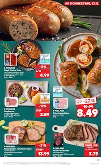 Steak im Kaufland Prospekt "Aktuelle Angebote" mit 62 Seiten (Remscheid)