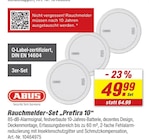 Rauchmelder-Set „Prefira 10“ von ABUS für 49,99 € bei toom Baumarkt im Angebot Rauchmelder-Set „Prefira 10“ von ABUS im aktuellen toom Baumarkt Prospekt