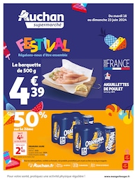 Prospectus Auchan Supermarché, "FESTIVAL : Régalons-nous d'être ensemble",  pages, 18/06/2024 - 23/06/2024