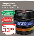 Aktuelles Fassbier Angebot bei GLOBUS in Saarbrücken ab 33,00 €