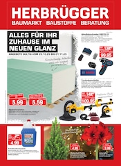 Herbrügger Baumärkte Prospekt der aktuellen Woche mit 16 Seiten, gültig von 25.10.2025 bis 01.11.2025, in Unna und Umgebung Aktueller Herbrügger Baumärkte Prospekt in Unna und Umgebung, "BAUMARKT BAUSTOFFE BERATUNG" mit 16 Seiten, 25.10.2025 - 01.11.2025