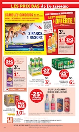 Promos Bière dans le catalogue "Spécial PRIX BAS" de Super U Bière en promo dans le catalogue Super U à la page 20