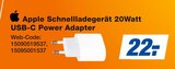 Schnellladegerät 20Watt USB-C Power Adapter Angebote von Apple bei expert Kempten für 22,00 €