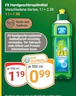 GLOBUS - Handgeschirrspülmittel Angebot im Prospekt Handgeschirrspülmittel bei GLOBUS im Prospekt "" für 0,99 €
