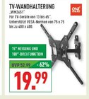 Aktuelle Fernseher Angebote bei Marktkauf in Lippstadt Aktuelles TV-WANDHALTERUNG Angebot bei Marktkauf in Lippstadt ab 19,99 €