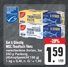 MSC Thunfisch Filets von Gut & Günstig im aktuellen EDEKA Prospekt für 1,59 €