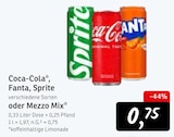 Coca-Cola. Fanta, Sprite oder Mezzo Mix von  im aktuellen Konsum Prospekt für 0,75 €