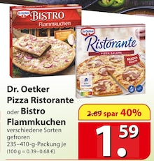 Dr. Oetker Pizza Ristorante oder Bistro Flammkuchen Angebot in Wöhrden, Dithm im aktuellen Prospekt bei famila Nordost in Wöhrden, Dithm