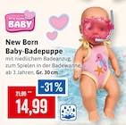 Baby-Badepuppe im Angebot bei Kaufhaus Stolz in Cuxhaven Baby-Badepuppe Angebote von New Born Baby bei Kaufhaus Stolz Cuxhaven für 14,99 €