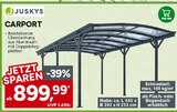 Carport im Angebot bei Marktkauf in Leipzig Carport Angebote von Juskys bei Marktkauf Leipzig für 899,99 €
