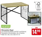 Mikrowellen-Regal im Angebot bei E center in Maintal Mikrowellen-Regal Angebote von Kesper bei E center Maintal für 14,99 €