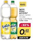 Bittergetränke von Splish im aktuellen Netto mit dem Scottie Prospekt