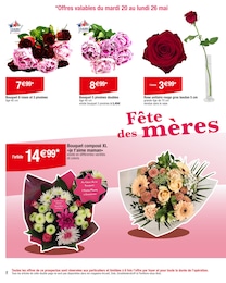 Prix et réduction Bouquet De Fleurs dans le prospectus Carrefour en cours Offre Bouquet De Fleurs dans le catalogue Carrefour du moment à la page 2