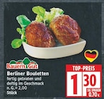 Berliner Bouletten von Bauern Gut für 1,30 € bei EDEKA im Angebot Berliner Bouletten von Bauern Gut im aktuellen EDEKA Prospekt