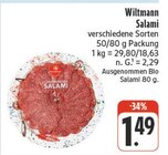 Salami Angebote von Wiltmann bei nah und gut Bautzen für 1,49 €