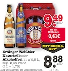 Weißbier Naturtrüb im Angebot bei E center in Karlsruhe Weißbier Naturtrüb Angebote von Erdinger bei E center Karlsruhe für 8,88 €